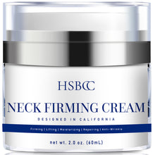 Load image into Gallery viewer, HSBCC Neck firming cream with peptides, Neck Cream, Neck Moisturizer Cream