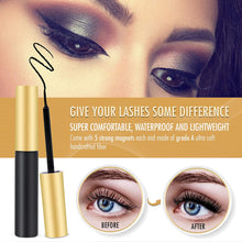 Load image into Gallery viewer, HSBCC 10 Pairs Reusable 3D 5D Magnetic Eyelashes and Eyeliner Kit