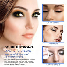 Load image into Gallery viewer, HSBCC Updated 10 Pairs 3D 6D Magnetic Eyelashes and Eyeliner Kit
